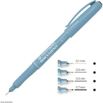 Dokumentární liner CENTROPEN - černý 0,5mm