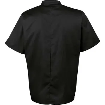 Gastro oděv Premier Short Sleeve Chef's Jacket, černá (Black)