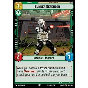 Sběratelská karetní hra Bunker Defender 107/202 - Jump to Lightspeed Typ karty: Standard