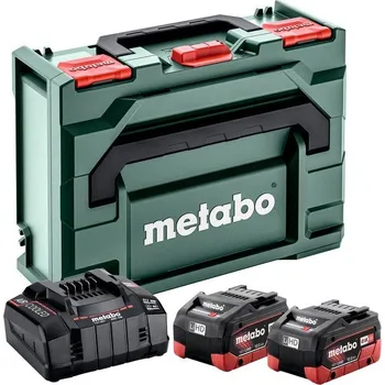 METABO Základní sada 2x LiHD 10Ah + ASC 145 + metaBOX - 685142000