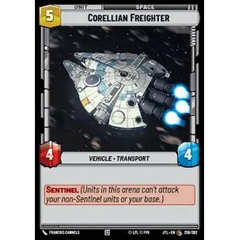 Sběratelská karetní hra Corellian Freighter 258/202/756 - Jump to Lightspeed Typ karty: Standard