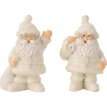 Vánoce PROHOME - Santa bílý 7cm