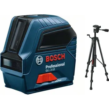 Měřící laser BOSCH GLL 2-10 + BT 150 Professional - Liniový laser + stativ 06159940JC