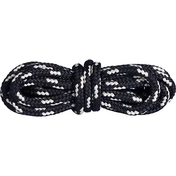 Tkaničky do bot Hrubé černobéžové pevné šňůrky do turistických bot 120 cm