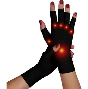 Kompresní rukavice při bolestech kloubů, S, černé