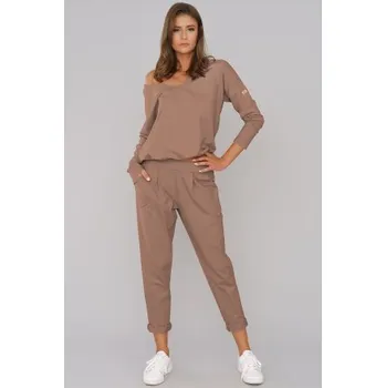 Tepláková souprava Italian Fashion Karina Světle hnědá XL