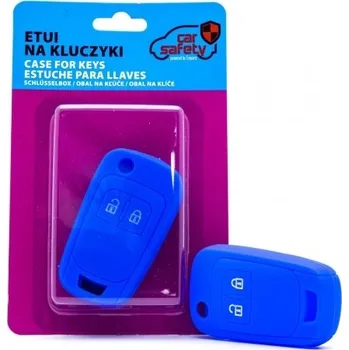 Modré silikonové pouzdro na klíče Chevrolet Opel Vauxhall - EPKC22 CARSAFETY