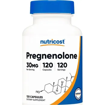 Fitness strava Nutricost Pregnenolone 30 mg 120 kapslí