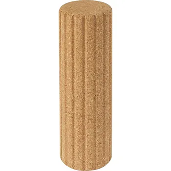 podložka na cvičení Korkový válec na jógu Trikona, béžová