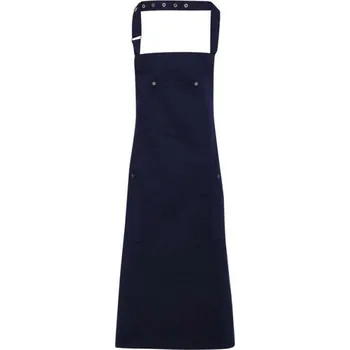 Premier 'chino’ Bib Apron, modrá (Navy)