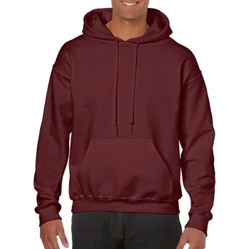 Pánská móda Gildan Heavy Blend™ Adult Hooded Sweatshirt mikina, červená (Maroon)
