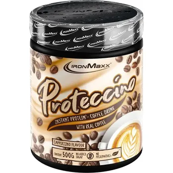 Protein Ironmaxx Proteccino - Instant Protein 500 g Příchuť: cappuccino