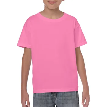 Chlapecké tričko Gildan Heavy Cotton™ Youth T-shirt, růžová (Azalea)
