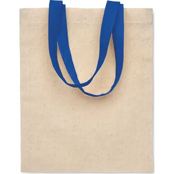 Nákupní taška Malá bavlněná taška 140 g - CHISAI, královsky modrá