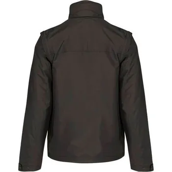 Pánská bunda Kariban Score - Detachable-sleeved Blouson Jacket, šedá (Charcoal)