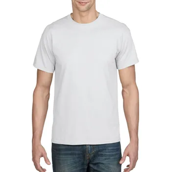 Pánské oblečení Gildan Dryblend® Adult T-shirt, bílá (White)