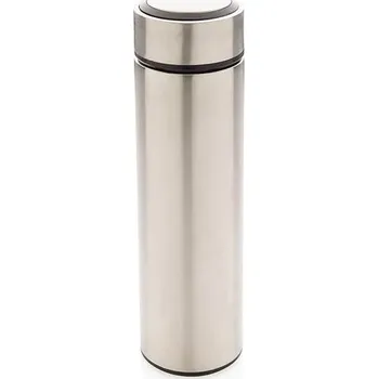 Termohrnek Termo lahev z nerezavějící oceli, stříbrná, stříbrná