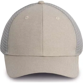 Čepice K-up Urban Trucker Cap - 6 Panels, hnědá (Natural)