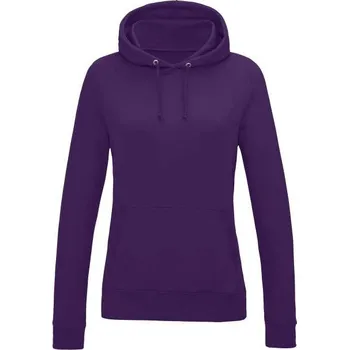 Pánská mikina Just Hoods Women's College Hoodie, fialová (Purple)