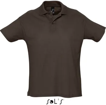 Sol's Summer Ii - Men's Polo Shirt, hnědá (Dark Chocolate)