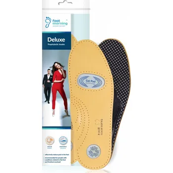 Vložka do bot Kožené vložky do bot s aktivním uhlím Foot Morning Gel Deluxe, EU 39