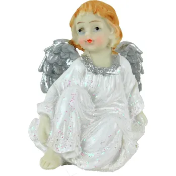 PROHOME - Anděl stříbrný 7x7,5cm