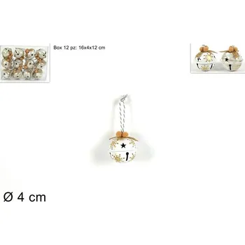 Vánoční dekorace PROHOME - Rolnička sada 12ks