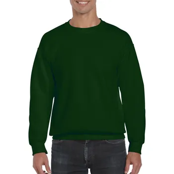 Pánská mikina Gildan Dryblend® Adult Crewneck Sweatshirt mikina, zelená (Forest Green)