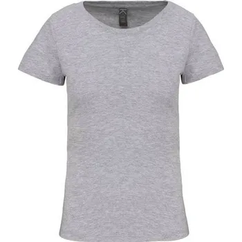 Dámské tričko Kariban Ladies' Bio150ic Crew Neck T-shirt, šedá (Ice Grey)