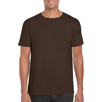 Pánské tričko Gildan Softstyle® Adult T-shirt, hnědá (Dark Chocolate)