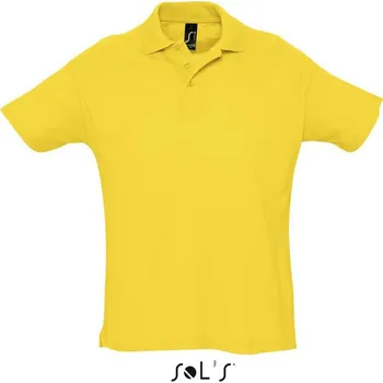 Pánská košile Sol's Summer Ii - Men's Polo Shirt, žlutá (Gold)