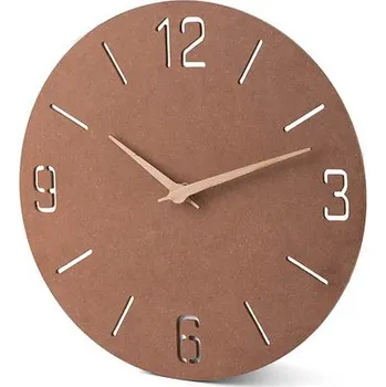 Hodiny Nástěnné hodiny NATURAL, hnědá