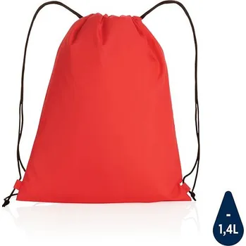 Městský batoh Šňůrkový batoh Impact ze 190T RPET AWARE™, červená, červená