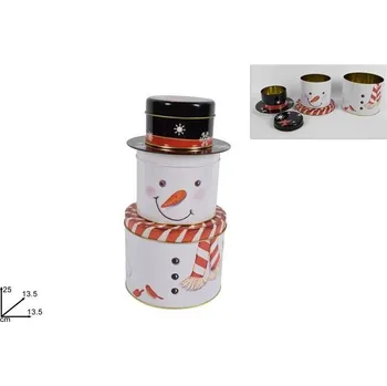 Dóza na potraviny PROHOME - Dóza Sněhulák 25cm