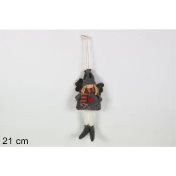 Vánoční dekorace PROHOME - Anděl závěsný 21cm
