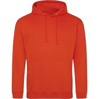 Pánská mikina Just Hoods College Hoodie, oranžová (Antique Orange)