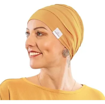 Čepice Čepice po chemoterapii, dámská Canaver (2-vrstvá) mango, 55 cm