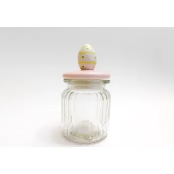 Dóza na potraviny Dóza sklo 300ml keramické víčko různé motivy