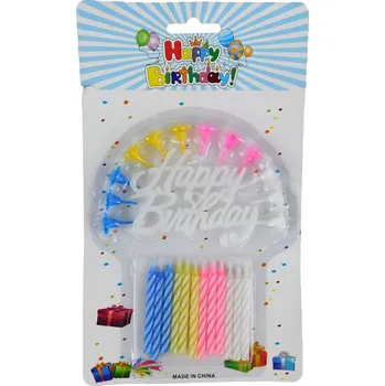 Dortová svíčka PROHOME - Svíčky narozeninové 12ks