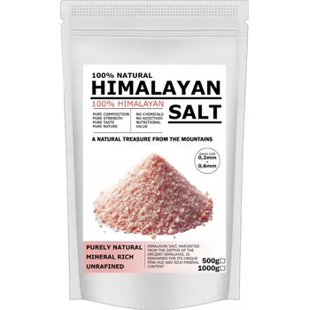 Kuchyňská sůl Himalájská sůl růžová jemná, 0,2-0,6 mm, fine 1000 g