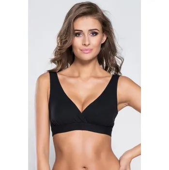 Těhotenská móda Kojící podprsenka Italian Fashion LUX Černá L