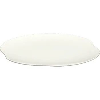 Mělký talíř KUMO, asymetrický coupe, 28 cm