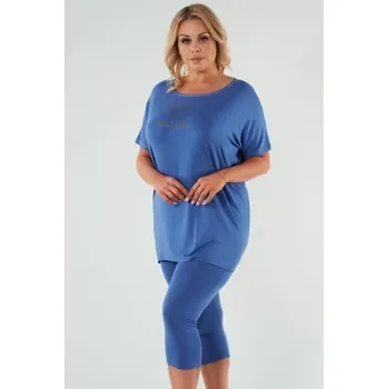 Dámské pyžamo Dámské pyžamo Italian Fashion Natura - viskóza Světle modrá L