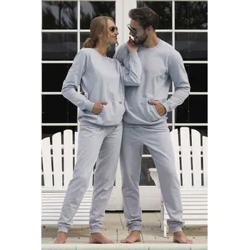 Pánský overall Pánský domácí komplet Italian Fashion Fox Šedá L