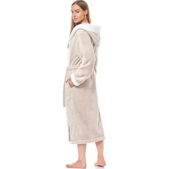 Dámský župan Dámský župan LaL 9145 - dlouhý Světle hnědá L