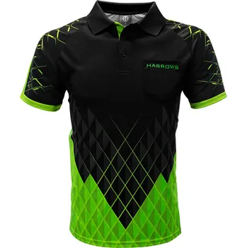Pánská košile Harrows Košile Paragon - Black & Green - XXL