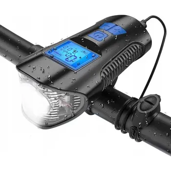 Cyklosvítilna Voděodolné LED světlo na kolo USB