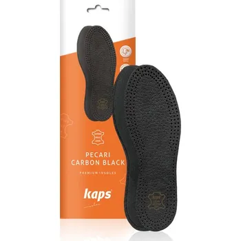 Vložka do bot Kožené vložky do bot Pecari Carbon Black - dámské