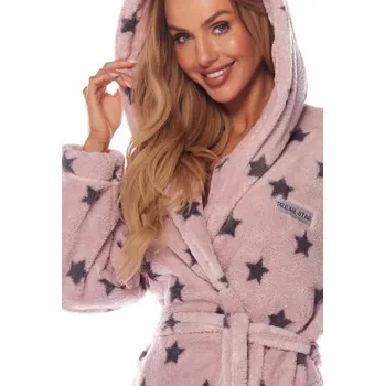 Dámské noční prádlo Dámský župan LaL 9135 DS Starorůžová L