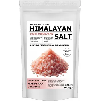 Kuchyňská sůl Himalájská sůl růžová hrubá, 2-4 mm, 500 g